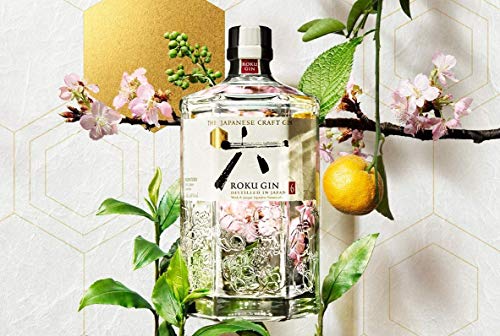 Roku Ginebra Artesanal Japonesa, 43% - 700 ml Roku Ginebra Artesanal Japonesa, 43% - 700 ml