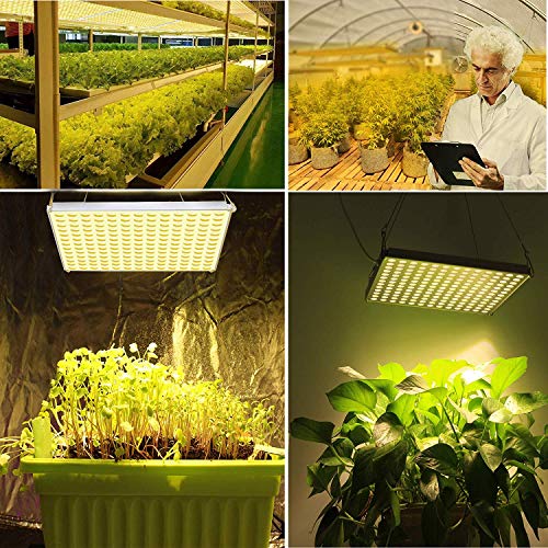Roleadro Lamparas Led Cultivo 75W Grow Light para Plantas Cultivo Indoor Hidropónica Flores y Planta de Semillero Cultivo