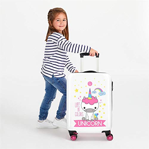Roll Road Little Me Maleta de cabina Multicolor 37x55x20 cms Rígida ABS Cierre combinación 32L 2,5Kgs 4 ruedas dobles Equipaje de Mano Roll Road Little Me Maleta de cabina Multicolor 37x55x20 cms Rígida ABS Cierre combinación 32L 2,5Kgs 4 ruedas dobles Equipaje de Mano