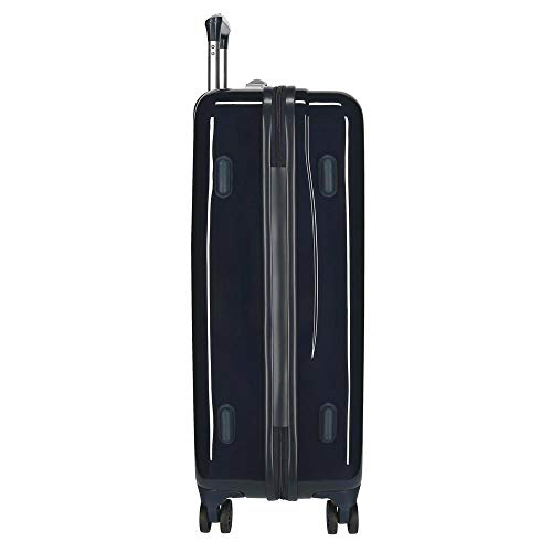 Roll Road Palm Juego de Maletas Azul 55/68 cms Rígida ABS Cierre combinación 100.5L 4 Ruedas Dobles Equipaje de Mano Roll Road Palm Juego de Maletas Azul 55/68 cms Rígida ABS Cierre combinación 100.5L 4 Ruedas Dobles Equipaje de Mano