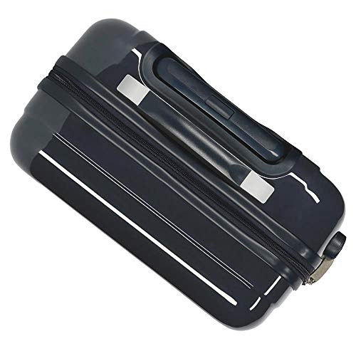 Roll Road Palm Maleta de cabina Azul 37x22x55 cms Rígida ABS Cierre combinación 33L 2,8Kgs 4 ruedas dobles Equipaje de Mano Roll Road Palm Maleta de cabina Azul 37x22x55 cms Rígida ABS Cierre combinación 33L 2,8Kgs 4 ruedas dobles Equipaje de Mano
