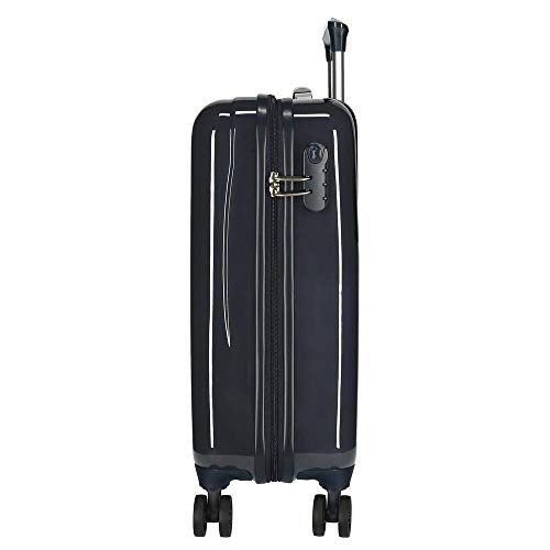 Roll Road Palm Maleta de cabina Azul 37x22x55 cms Rígida ABS Cierre combinación 33L 2,8Kgs 4 ruedas dobles Equipaje de Mano Roll Road Palm Maleta de cabina Azul 37x22x55 cms Rígida ABS Cierre combinación 33L 2,8Kgs 4 ruedas dobles Equipaje de Mano