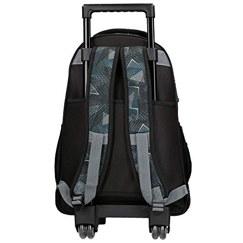 Roll Road Team Mochila 2 Ruedas Negro 32x45x21 cms Poliéster 34.27L