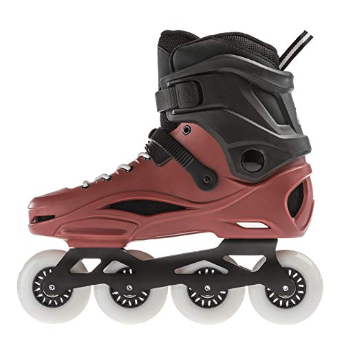 Rollerblade Patines RB 80 Pro, Adultos Unisex, Negro/Rojo Oscuro, 35