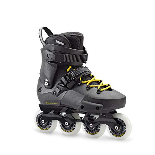 Rollerblade Patines Twister Edge, Adultos Unisex, Negro/Amarillo, 37