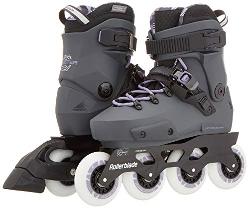 Rollerblade Twister Edge W Patines Gris, Mujeres, Anthracite/Lilac, 235
