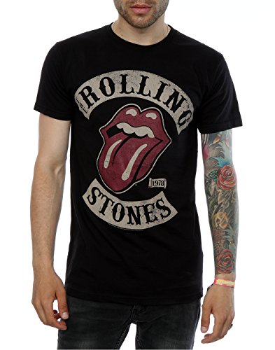 Rolling Stones Tour 78 Mens Blk TS Camiseta, Negro (Black), Medium para Hombre Rolling Stones Tour 78 Mens Blk TS Camiseta, Negro (Black), Medium para Hombre