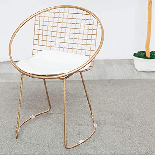 ROMA LT Silla decoración del hogar Dorado Calado Malla de Alambre Silla de Comedor Nordic Hierro Forjado Silla cafetería Creativa Mesa de Ocio y sillas Bar Silla Bar ROMA LT Silla decoración del hogar Dorado Calado Malla de Alambre Silla de Comedor Nordic Hierro Forjado Silla cafetería Creativa Mesa de Ocio y sillas Bar Silla Bar
