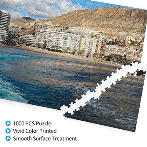 Rompecabezas de 29.5 x 19.7 pulgadas, 1000 piezas grandes de madera, Aguadulce Almería, rompecabezas decorativo con estampado UVPrinted para todas las edades Rompecabezas de 29.5 x 19.7 pulgadas, 1000 piezas grandes de madera, Aguadulce Almería, rompecabezas decorativo con estampado UVPrinted para todas las edades