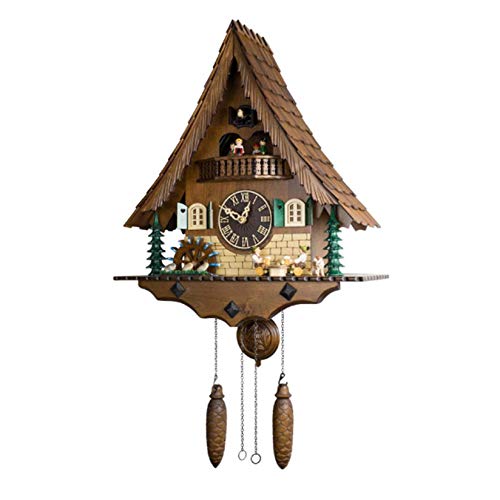 RONGJJ Reloj De Cuco De Cuarzo Casa De La Selva Negra con Música, Reloj De Cuco De Madera Hecho A Mano con Volumen Ajustable Y Sensor De Noche, Decoración De Pared, Reloj De Pared RONGJJ Reloj De Cuco De Cuarzo Casa De La Selva Negra con Música, Reloj De Cuco De Madera Hecho A Mano con Volumen Ajustable Y Sensor De Noche, Decoración De Pared, Reloj De Pared