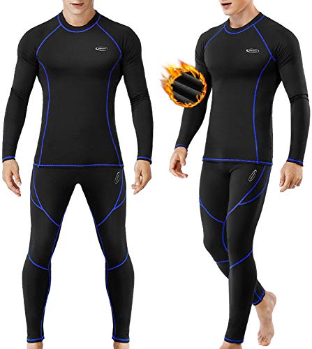 Ropa Interior Térmica Hombre, Camiseta Térmica Hombre Deportes Ropa Interior Funcional Conjuntos Térmicos Termo Invierno Otoño con muy elástica para Running Esquí Montaña Ciclismo Fitness Negro (S) Ropa Interior Térmica Hombre, Camiseta Térmica Hombre Deportes Ropa Interior Funcional Conjuntos Térmicos Termo Invierno Otoño con muy elástica para Running Esquí Montaña Ciclismo Fitness Negro (S)