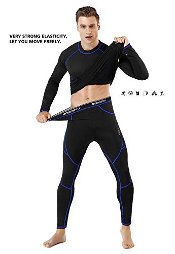 Ropa Interior Térmica Hombre, Camiseta Térmica Hombre Deportes Ropa Interior Funcional Conjuntos Térmicos Termo Invierno Otoño con muy elástica para Running Esquí Montaña Ciclismo Fitness Negro M Ropa Interior Térmica Hombre, Camiseta Térmica Hombre Deportes Ropa Interior Funcional Conjuntos Térmicos Termo Invierno Otoño con muy elástica para Running Esquí Montaña Ciclismo Fitness Negro M