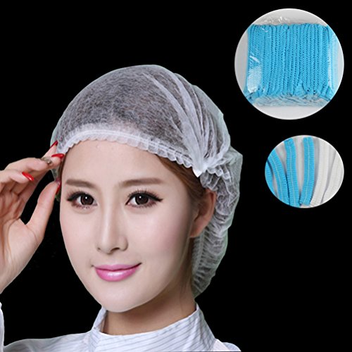 ROSENICE Gorro Desechable No Tejidas elásticas - 100 Piezas ROSENICE Gorro Desechable No Tejidas elásticas - 100 Piezas