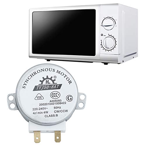 ROSENICE TYJ50-8A7 220V-240V 4 RPM 4W CWCCW horno microondas Turnable Motor sincrónico de CA ROSENICE TYJ50-8A7 220V-240V 4 RPM 4W CWCCW horno microondas Turnable Motor sincrónico de CA