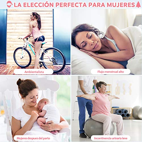 Rovtop 12 Pcs Juego de Reutilizables de Carbón de Bambú de Tía de Ciclo - 4 Tamaños Almohadilla Menstrual Reutilizable Compresa + 1 Bolsa de Transporte Mini (XL x 2,L x 4,M x 2,S x 4) Rovtop 12 Pcs Juego de Reutilizables de Carbón de Bambú de Tía de Ciclo - 4 Tamaños Almohadilla Menstrual Reutilizable Compresa + 1 Bolsa de Transporte Mini (XL x 2,L x 4,M x 2,S x 4)