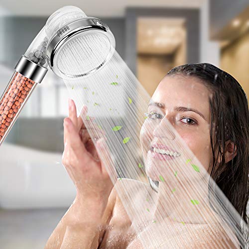 Rovtop Alcachofa de Ducha Cabezal de Ducha de Mano - Filtración de Alta Presión de Ahorro de Agua con un Paquete Adicional de Repuesto(3 Modos + Bola de Filtro Reemplazable) Rovtop Alcachofa de Ducha Cabezal de Ducha de Mano - Filtración de Alta Presión de Ahorro de Agua con un Paquete Adicional de Repuesto(3 Modos + Bola de Filtro Reemplazable)
