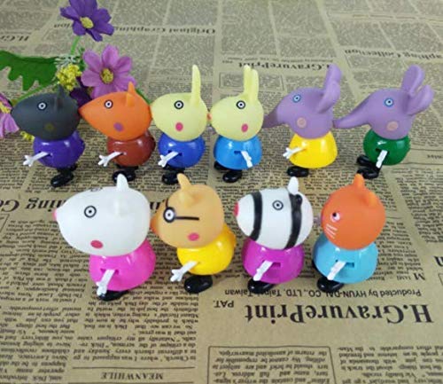 Row_120cc 10 Figuras de Peppa Pig, Juguetes y Amigos, Paquete de Figuras de Familia Emily Rebecca, Juguetes para NiƱos, Regalo de Navidad Row_120cc 10 Figuras de Peppa Pig, Juguetes y Amigos, Paquete de Figuras de Familia Emily Rebecca, Juguetes para NiƱos, Regalo de Navidad