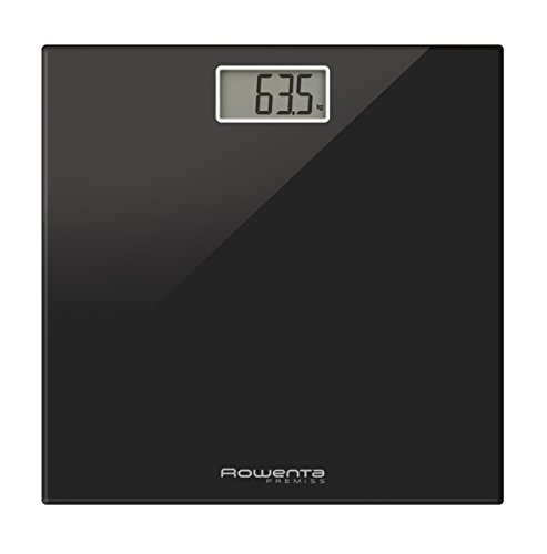 Rowenta BS1060 Premiss - Báscula Digital con Pantalla LCD, Compacta, Capacidad de 150 kg, Plataforma de Vidrio y Apagado Automático que Incluye Pilas, color Negro Rowenta BS1060 Premiss - Báscula Digital con Pantalla LCD, Compacta, Capacidad de 150 kg, Plataforma de Vidrio y Apagado Automático que Incluye Pilas, color Negro