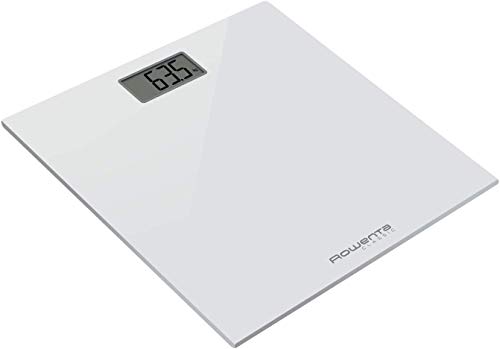 Rowenta Classic BS1131 - Báscula digital, con pantalla LCD, compacta, capacidad de 160 kg, plataforma de vidrio, apagado automático e incluye pilas, color blanco Rowenta Classic BS1131 - Báscula digital, con pantalla LCD, compacta, capacidad de 160 kg, plataforma de vidrio, apagado automático e incluye pilas, color blanco