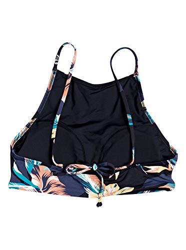 Roxy - Crop Top de Bikini - Mujer - L - Negro