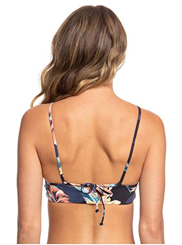 Roxy - Crop Top de Bikini - Mujer - L - Negro