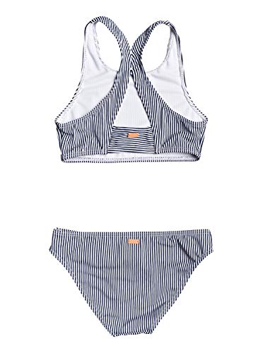 Roxy Early Conjunto De Bikini Crop Top para Chicas 8-16 Conjunto De Bikini Crop Top, Niñas, Mood Indigo Vogia S, 14 Roxy Early Conjunto De Bikini Crop Top para Chicas 8-16 Conjunto De Bikini Crop Top, Niñas, Mood Indigo Vogia S, 14
