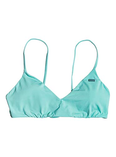 Roxy - Top de Bikini atlético - Mujer - L - Verde