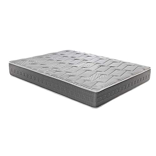 ROYAL SLEEP Colchones viscoelásticos Carbono firmeza Alta, Gama Alta, Efecto regenerador, Varias Medidas, Altura 25cm. Colchones Ceramic Plus (135x190, Colchón)