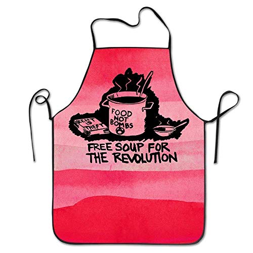 RP Amazing Delantal De Cocina,Sopa Gratis para The Revolution Delantal De Cocina Sweet Fit Delantal De Chef Cómodo para Regalos Caseros del Día De La Madre,52x72cm RP Amazing Delantal De Cocina,Sopa Gratis para The Revolution Delantal De Cocina Sweet Fit Delantal De Chef Cómodo para Regalos Caseros del Día De La Madre,52x72cm