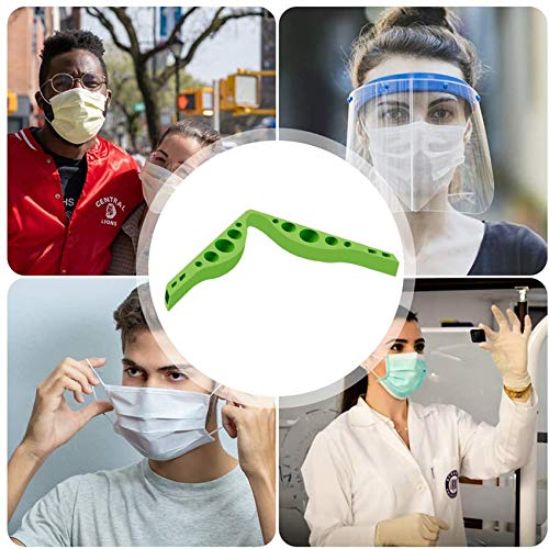 Rpanle 5 Piezas Puente Nasal Antivaho, Puente Nasal de Silicona Reutilizable, Tira de Protección de Silicona con Marco de Soporte Interior, para Evitar Que Las Gafas de Ojos Se Empañen (Multicolores)