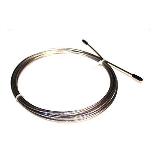 RPKSB&w Cuerda de Saltar 2.0 Mm De Diámetro / 3 M De Largo Cable Reemplazable Sin Revestimiento De PVC para La Cuerda De Salto De Velocidad Jr25 RPKSB&w Cuerda de Saltar 2.0 Mm De Diámetro / 3 M De Largo Cable Reemplazable Sin Revestimiento De PVC para La Cuerda De Salto De Velocidad Jr25