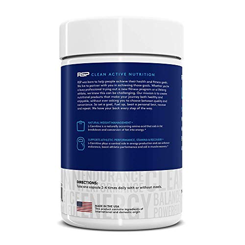 Rsp Nutrition L-Carnitine (120) 120 Unidades 120 g