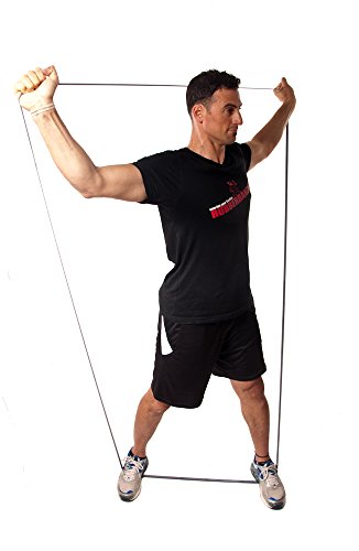 Rubberbanditz Physical Therapy Band. #3 Heavy/Black 30-50 lb (14-23 kg). - 41" Continuous Loop 100% Premium Multi-Layered Latex Exersize Resistance Assistance Band For Stabilization Stretching Toning Rehab/Recovery Prehab Mobility