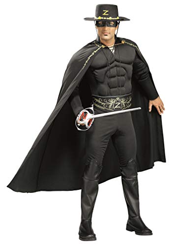 Rubbies - Disfraz de el zorro para hombre, talla única (56165STD) Rubbies - Disfraz de el zorro para hombre, talla única (56165STD)