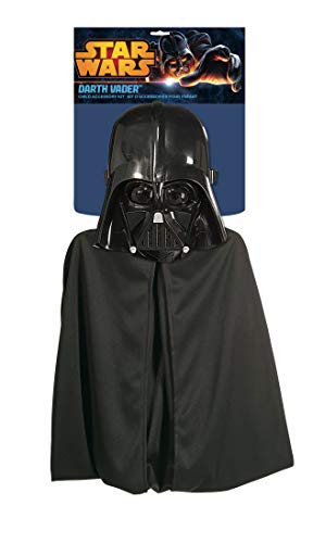 Rubies 1198 - Máscara de Darth Vader y cabo, oficial de Disney Star Wars, one tamaño, para niños Rubies 1198 - Máscara de Darth Vader y cabo, oficial de Disney Star Wars, one tamaño, para niños