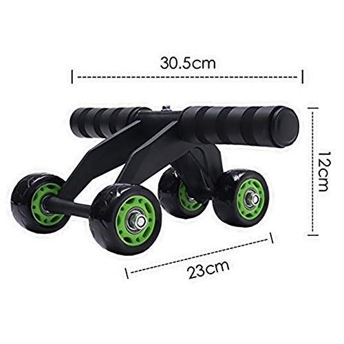 Rueda Abdominales AB Roller Ab Wheel AB Rodillo de Rueda ,Práctico Aparato de Fitness para Entrenar Musculatura y Espalda, Rodillo de Abdominales con Esterilla Para Las Rodillas Unisex Adulto Rueda Abdominales AB Roller Ab Wheel AB Rodillo de Rueda ,Práctico Aparato de Fitness para Entrenar Musculatura y Espalda, Rodillo de Abdominales con Esterilla Para Las Rodillas Unisex Adulto