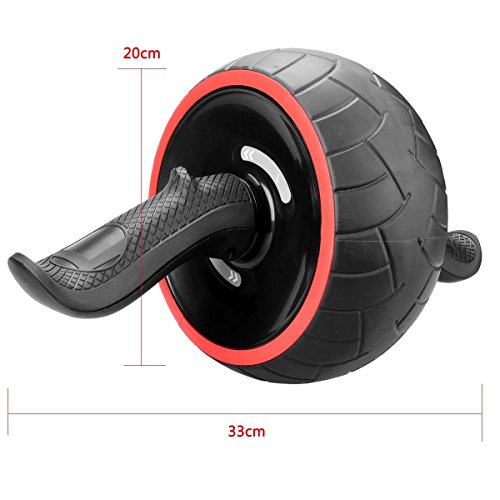 Rueda de Rodillo Auto-retráctil Para Ejercicios Abdominales Nucleares y Entrenamiento con Almohadilla para la Rodilla, Rueda Abdominal para Crujido Abdominal Rueda de Rodillo Auto-retráctil Para Ejercicios Abdominales Nucleares y Entrenamiento con Almohadilla para la Rodilla, Rueda Abdominal para Crujido Abdominal