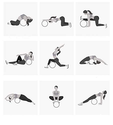 Rueda de yoga de corcho, pilates dharma natural y cómodo para mejorar la flexibilidad, set bolsa de montaje (B) Rueda de yoga de corcho, pilates dharma natural y cómodo para mejorar la flexibilidad, set bolsa de montaje (B)