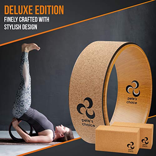 Rueda de Yoga y Yoga Blocks de Corcho - eBook y Corra de Yoga Incluidos | Yoga Accesorios Ultra Resistentes Rueda de Ejercicios y Bloques de Alta Densidad, Mejor Soporte, Natural y Eco- Friendly Rueda de Yoga y Yoga Blocks de Corcho - eBook y Corra de Yoga Incluidos | Yoga Accesorios Ultra Resistentes Rueda de Ejercicios y Bloques de Alta Densidad, Mejor Soporte, Natural y Eco- Friendly