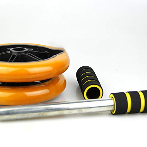 Rueda doble Glide, duradera Abs para ejercicio, entrenador de músculos abdominales antideslizantes, para la parte superior del cuerpo (ABS/pecho, devolución, hombros, brazos). Rueda doble Glide, duradera Abs para ejercicio, entrenador de músculos abdominales antideslizantes, para la parte superior del cuerpo (ABS/pecho, devolución, hombros, brazos).