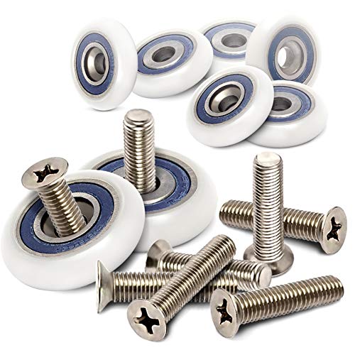 Ruedas Mampara Ducha Rodamientos Puertas Correderas Rodillo Puerta de 23mm Rodamientos Mampara Ducha Repuesto Mampara Ducha Rueda Mampara Ducha Tipo A Rodillos Mampara Ducha 8 uds e Tornillos Ruedas Mampara Ducha Rodamientos Puertas Correderas Rodillo Puerta de 23mm Rodamientos Mampara Ducha Repuesto Mampara Ducha Rueda Mampara Ducha Tipo A Rodillos Mampara Ducha 8 uds e Tornillos