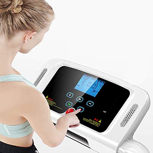 Runningmachine1121 PBJI plegable tTtreadmill, cinta de correr eléctrica Bluetooth, equipo de aptitud casera, amortiguador que absorbe la instalación ultra tranquilo for caminar gratis Runningmachine11