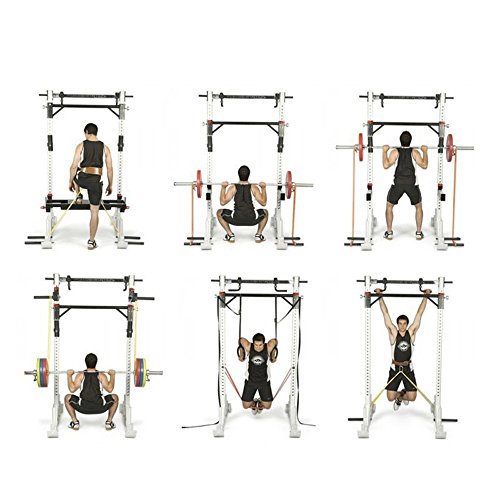 Ryher Banda elástica de Resistencia para dominadas - Banda de Ejercicios para Fitness, Crossfit, Asistente para pullups o Levantamiento de Pesas (Individual #1 Amarilla - de 2 a 7 kg)