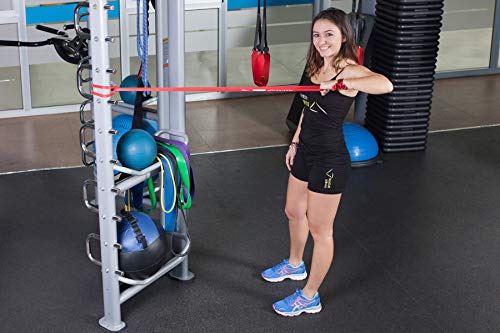 Ryher Banda elástica de Resistencia para dominadas - Banda de Ejercicios para Fitness, Crossfit, Asistente para pullups o Levantamiento de Pesas (Individual #2 Roja - de 4,5 a 16 kg)