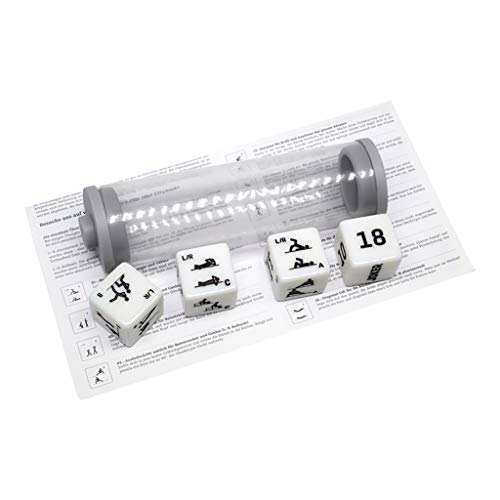 S-TROUBLE 4 Unids/Set Fitness Sports 6-Sided Cube Dice Ejercicio Equipo de Entrenamiento de Entrenamiento Juego de Fiesta Juguetes de Entretenimiento