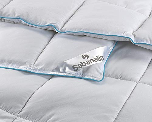 SABANALIA - Edredón nórdico Fibra 400g Xtreme (Varios tamaños Disponibles), Cama de 90 cm - 150 x 220 cm SABANALIA - Edredón nórdico Fibra 400g Xtreme (Varios tamaños Disponibles), Cama de 90 cm - 150 x 220 cm
