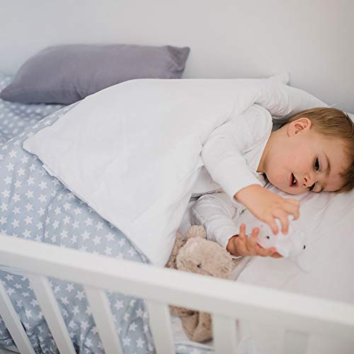 Saco Nórdico con Cremallera y Ajustable evita que se Destapen por la Noche. Funda Nórdica para Cuna Bebé o Cama Incluye Relleno (Gris, MiniCama Ikea 70x160) Saco Nórdico con Cremallera y Ajustable evita que se Destapen por la Noche. Funda Nórdica para Cuna Bebé o Cama Incluye Relleno (Gris, MiniCama Ikea 70x160)