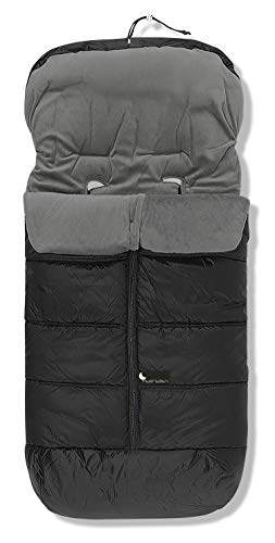 Saco POLAR de Invierno de Silla de Paseo - (Universal-Bugaboo-Mclaren) - Color: Negro - OFERTA