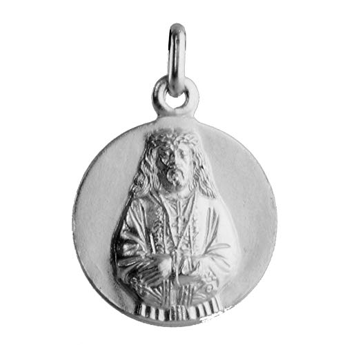 SACRE COEUR - Medalla del Cristo de Medinaceli o Jesús Nazareno Rescatado | Plata Primera Ley | Momento en Que Pilatos lo Presenta al Pueblo
