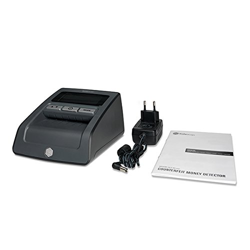 Safescan 155-S Negro - Detector automático de billetes falsos para una verificación 100% - 15.9 x 12.8 x 8.3 cm